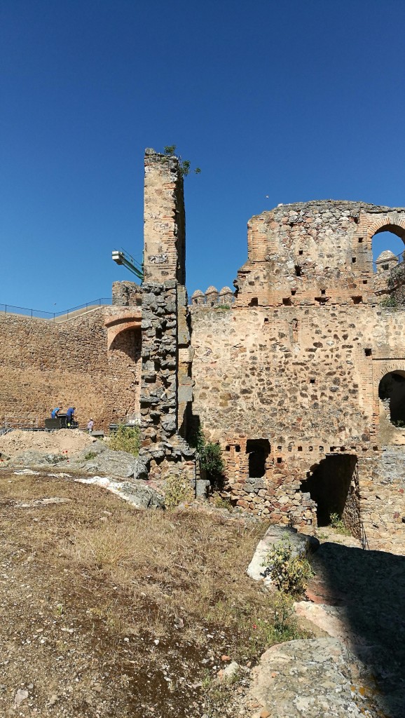 Interior Castillo obras